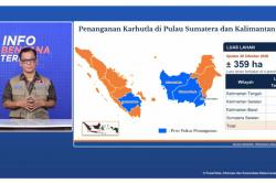 Karhutla RI Tersisa 359 Hektare Tersebar di 4 Provinsi, BNPB Siagakan 61 Armada Udara