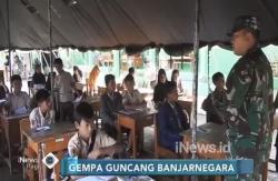 Gempa Susulan, Siswa SD di Banjarnegara Terpaksa Belajar di Tenda