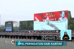 Hari Kartini, Jokowi Pimpin Apel 10.000 Perempuan TNI-Polri dan PNS
