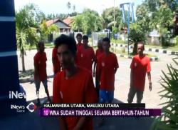 Imigrasi Kelas II Tobelo Amankan 10 WNA Tanpa Dokumen
