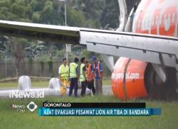 KNKT Selidiki Penyebab Tergelincirnya Pesawat Lion Air di Bandara Jalaludin