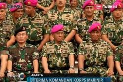 Kunjungi Markas Marinir, Menhan Tinjau Kesiapan Anggota dan Alutsista