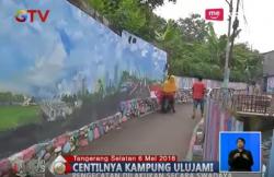 Kreatif, Ini Cara Warga Kampung Ulujami Hiasi Lingkungan