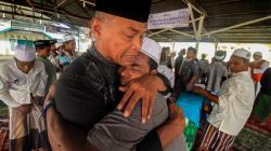 Pengungsi Rohingya Menangis Rayakan Idul Fitri di Penampungan Aceh