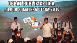 Debat Publik Pilgub Sumut, 2 Pasangan Paparkan Penegakan Hukum dan HAM