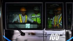Menhub Cek Persiapan Uji Coba MRT di Lebak Bulus