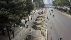 Trotoar Jalan Jenderal Sudirman Harus Selesai 31 Juli 2018