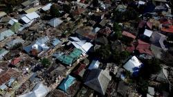 Foto dari Udara Dampak Gempa Lombok Perlihatkan Rumah-Rumah Hancur