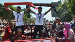 Si Kembar Bagas-Bagus, Pemain Timnas U-16 Diarak Keliling Kota Magelang