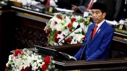 Pakai Jas Biru Tua, Presiden Jokowi Sampaikan Pidato Kenegaraan