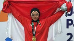 Wajah Lebam Pesilat Indonesia Sarah Tria Monita demi Medali Emas