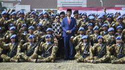 Presiden Jokowi Lepas Kontingen Garuda TNI Penjaga Perdamaian