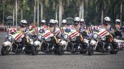 2.000 Pasukan Perempuan Mengikuti Peringatan HUT ke-70 Polwan