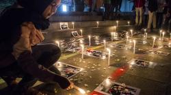 Warga Bandung Gelar Aksi Solidaritas Tolak Kekerasan Suporter Sepak Bola