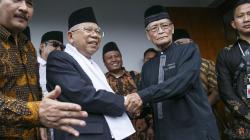 Usai Bertemu Sultan HB X, Ma'ruf Amin Silaturahmi dengan Syafii Maarif