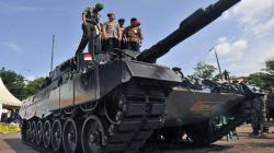 Hari Juang Kartika ke-73, TNI AD Pamer Alutsista di Alun-Alun Serang