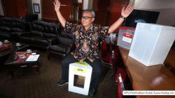 Kotak Suara Pemilu 2019 dari Kardus Lagi Viral, Begini Penampakannya