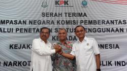 KPK Serahkan Barang Rampasan Senilai Rp110 M ke Kejagung dan BNN