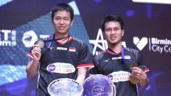 Ekspresi Kemenangan Hendra/Ahsan Juara All England 2019