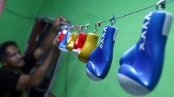 Sarung Tinju Berbahan Fiber Ini Diekspor ke Korsel hingga Australia