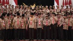 Presiden Jokowi Lepas Kontingen Jambore Pramuka Dunia XXIV ke AS