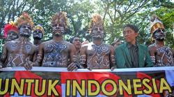 Mahasiswa Papua Ikuti Apel Kebangsaan untuk Indonesia Damai