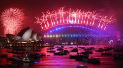 Warna-warni Pesta Kembang Api Sambut Tahun Baru 2020 di Australia