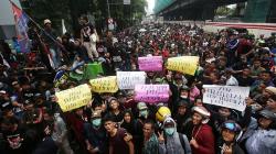 Ratusan Warga Tanjung Priok Tuntut Yasonna Laoly Minta Maaf