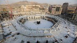 Penampakan Kawasan Masjidil Haram Sepi karena Virus Korona