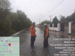 Banjir Rob Landa Subang, 861 Rumah dan 2.648 Warga Terdampak