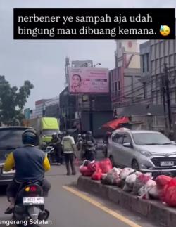 Darurat Sampah! TPA Cipeucang Overload, Jalanan Utama Tangsel Disesaki Tumpukan Bau Busuk