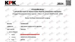 Diduga Korupsi 8,7 Miliar, Mantan Direktur Operasional BPR Kota Madiun Tak Miliki Harta Sepeserpun