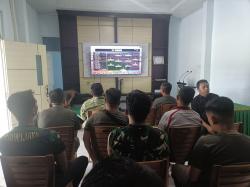 Aula Darma Wangsa Bergelora! Dandim 0423/BU Gelar Nobar Piala Dunia 2026 Bareng Warga