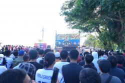 Lautan Manusia Padati CFD Mamuju, Berburu Voucher Belanja Sambil Nobar Piala Dunia