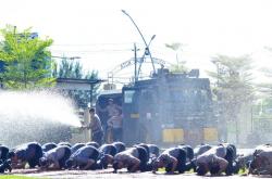 38 Personel Polres Tegal Kota Naik Pangkat, 7 Purna Tugas