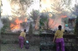 Akibat Pembakaran Sampah, Api Melalap Gudang di Jalan Pemuda Bojonegoro