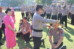 47 Personel Polres Salatiga Naik Pangkat, Satu Perwira Sandang AKP