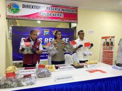 Polisi Ringkus 13 Tersangka Narkoba dalam Sepekan di Kepri, Sabu dan Vape Etomidate Disita