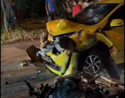 Kecelakaan Maut Mobil Vs Motor di Trans Barelang, 1 Orang Tewas