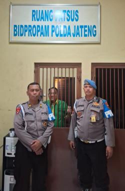 Aiptu N Ditempatkan di Patsus Polda Jateng, Jalani Penyidikan Pidana dan Kode Etik
