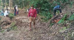 Ratusan Petani Sindangbarang Cianjur Tagih Janji Pemerintah Bangun Jalan Usaha Tani