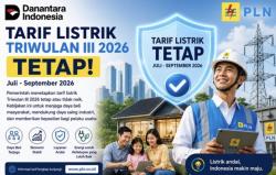 Tarif Listrik Juli–September 2026 Dipastikan Tetap, Pemerintah Jaga Daya Beli dan Stabilitas Ekonomi