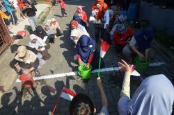 Sambut HUT ke-81 RI, Warga Bulusan Semarang Gelar Cek Kesehatan Gratis hingga Operet Perjuangan