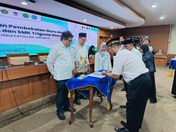 Tak Ubah Status Guru, UIN Jakarta Resmikan Integrasi SMA-SMK Triguna ke Sistem BLU