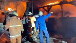 Gudang Arang Batok Kelapa di Kalijambe Sragen Ludes Terbakar, Kerugian Ditaksir Rp800 Juta