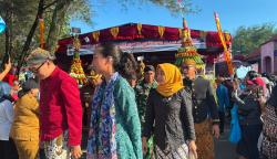 Larung Tumpeng dan Wayang Semalam Suntuk, Merti Jaladri 2026 Ramai Diserbu Wisatawan