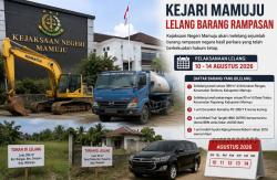 Kejari Mamuju Lelang Excavator, Truk Tangki, dan Tanah Rampasan Agustus 2026