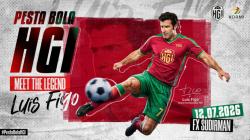 Luís Figo Hadir di Pesta Bola HGI 2026, Ini Jadwal dan Lokasinya