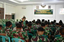 Anggota TNI, PNS dan Persit Kodim 0717 Grobogan Ikuti Ceramah Pembinaan Mental
