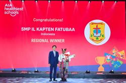 Kalahkan 1.000 Sekolah di Asia, SMP IL Kapten Fatubaa Belu Juara AIA Healthiest Schools 2026
